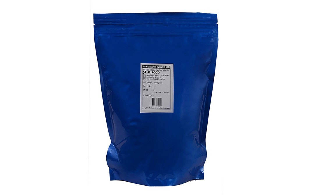 Jams Methi Dana (Desi) (Fenugreek Seeds)   Pack  900 grams